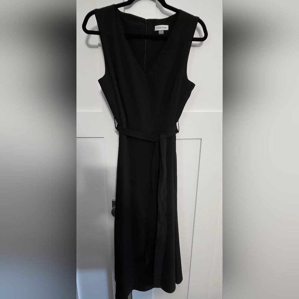 Calvin Klein Black Midi Dress - Picture 2 of 10